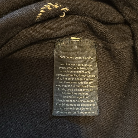 Tommy Hilfiger navy polkadot long sleeve v-neck sweater - Picture 5 of 5